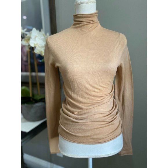 Jason Wu Sweaters - Jason Wu Tan 100% Wool Lightweight Sweater Small